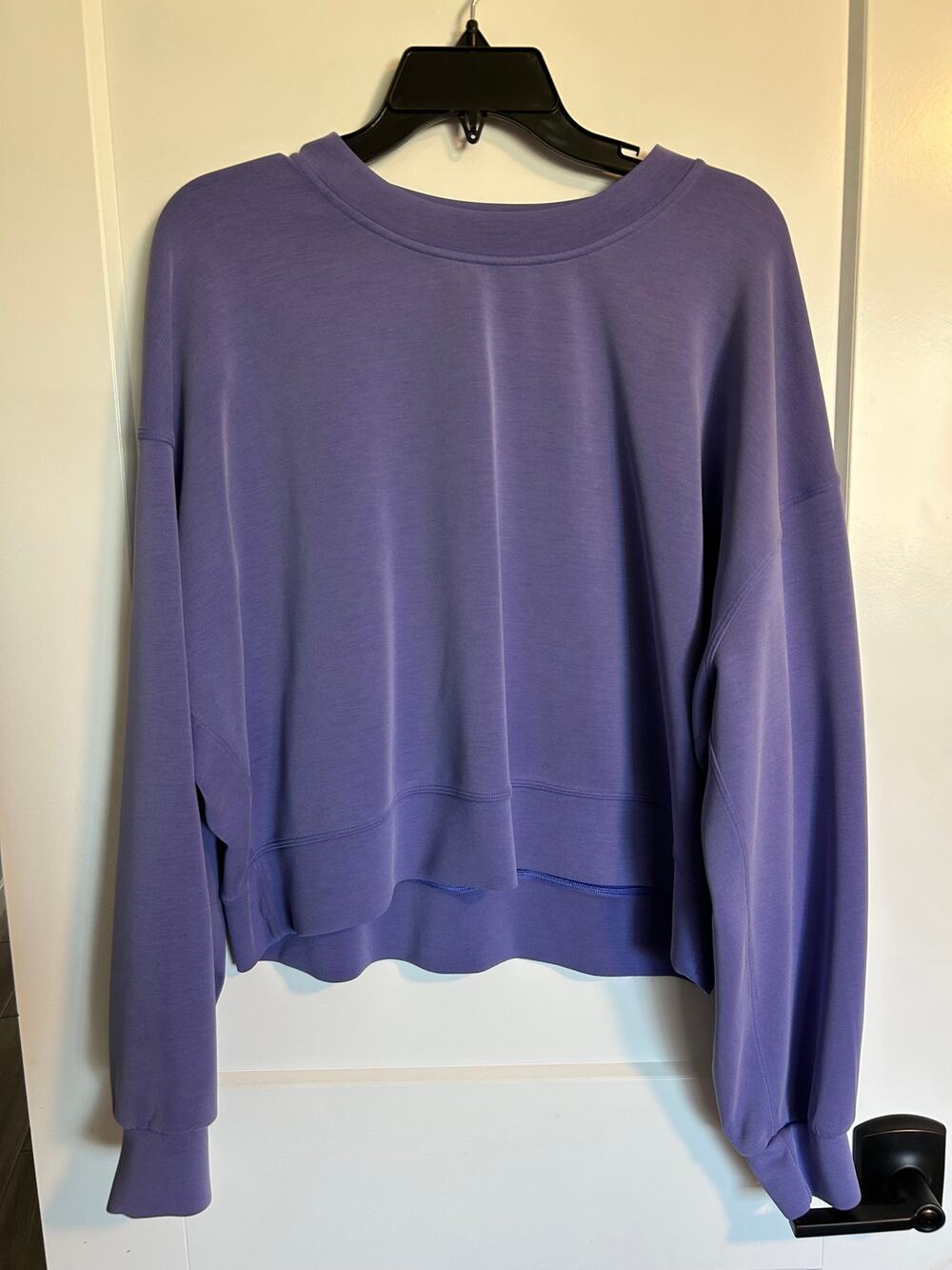 Lululemon Perfectly Oversized Crop Crew Softstreme size 12